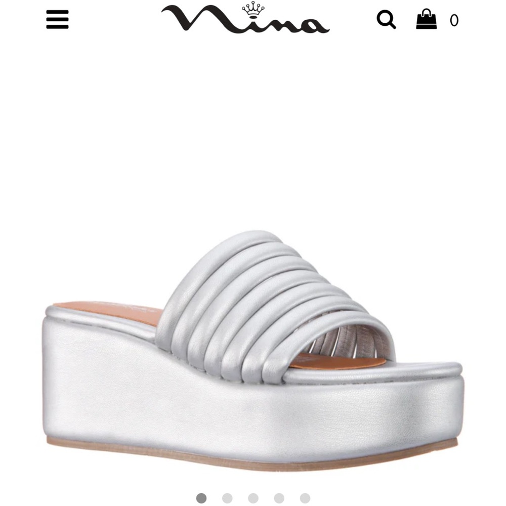 Day breaks power by Nina sandals sliver